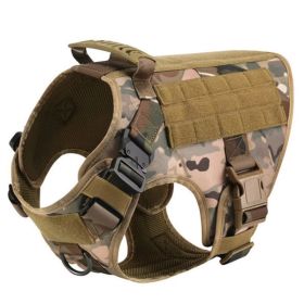 Pet Harness Luxury Dog Leash Set Chest Dog  Nylon Camouflage Dog Harness (Option: Camouflage-M)