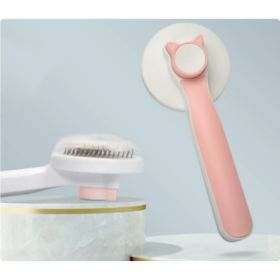 Pet Cat Comb (Option: pink)